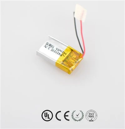 יצרן סוללות שנזן Li Polymer Battery JP401015 40mah עם PCB וחוט